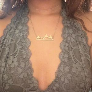Gold Mountains Necklace
